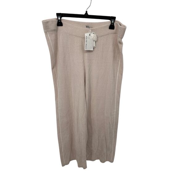 BAREFOOT DREAMS NWT CozyChic Ulra Light Side Stripe Crop Pants // XL - Picture 3 of 11